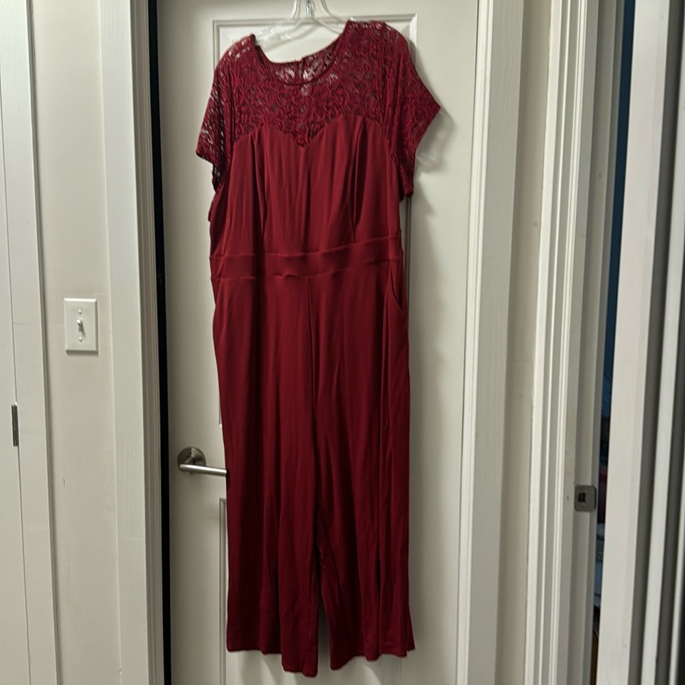 Torrid Elegant Wine colored  Romper